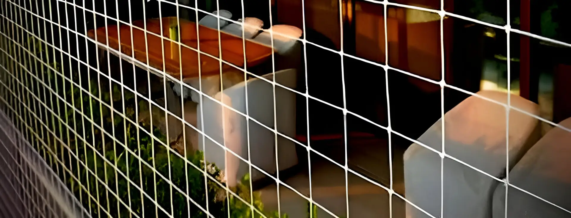 Pigeon net installed on balcony in Pune