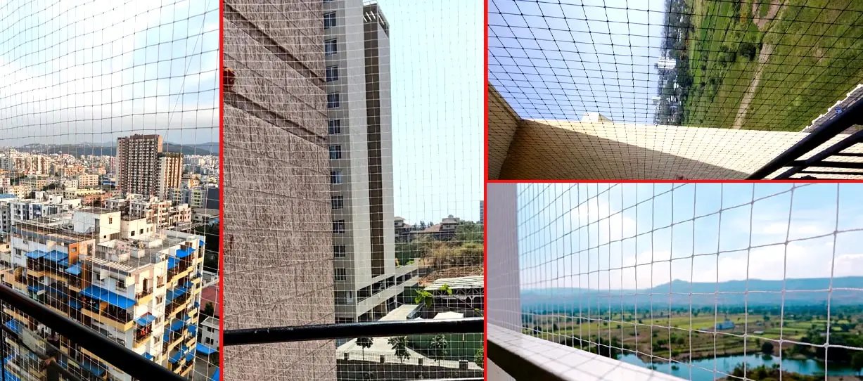 Pigeon net for Balcony Unique Safe Solution